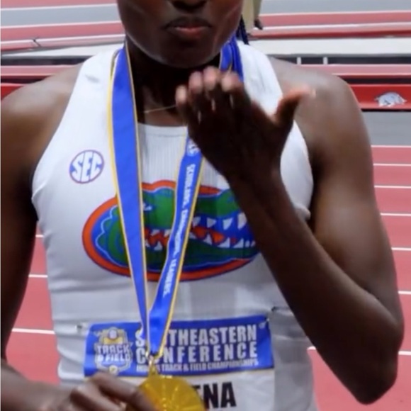 Nike Florida Gators Pro Elite Track Singlet Tank Top SEC Women’s M MADE IN USA - Picture 8 of 12
